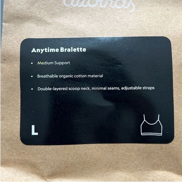 New Allbirds Set of 2 Anytime Bralette Natural Black
Size L - Picture 3 of 6